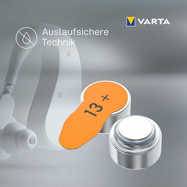 Батерии за слухов апарат 13 Varta PR48 1.45V от Германия