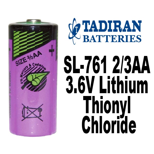 industrialna-litieva-bateriq-tadiran-2-3aa-sl-761-s-3-6v (1) Индустриална литиева батерия Tadiran 2/3AA SL-761/S 3.6V 1500mAh
