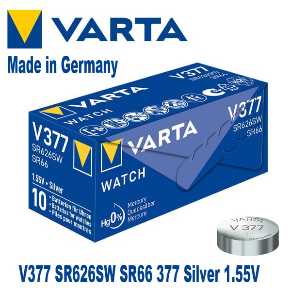 srebarna-bateriq-varta-377-ag4-sr66-376-sr626sw-za-chasovnik-1-55v (1)-min Професионална сребърна батерия Varta 377 SR626SW SR66 AG4 1.55V